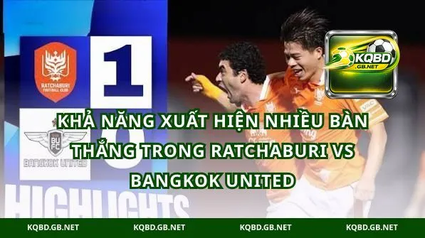 Khả năng xuất hiện nhiều bàn thắng trong Ratchaburi vs Bangkok United
